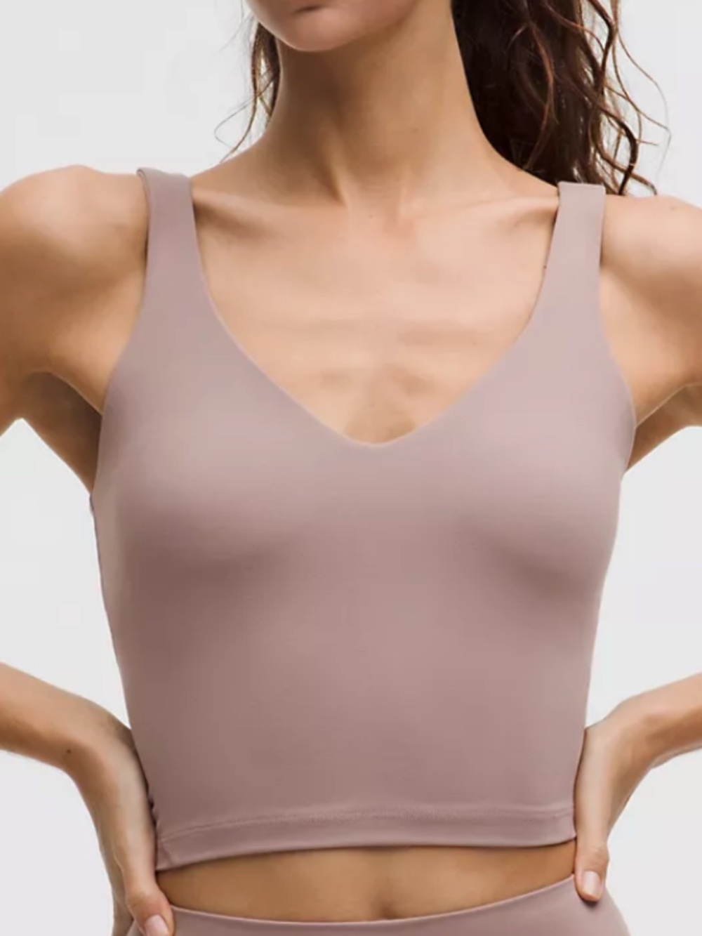 Lululemon Align Tank Top Light Support A/B Cup in Ashen Rose size 4